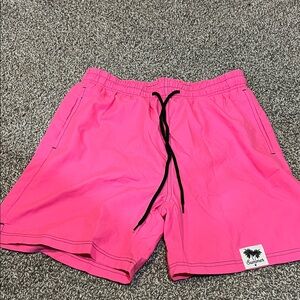 NFINITY Men's Vibrant Pink Athletic Shorts